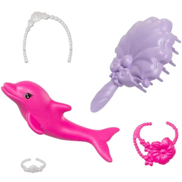 Barbie: Sirena che cambia colore con accessori - Mattel immagine 6
