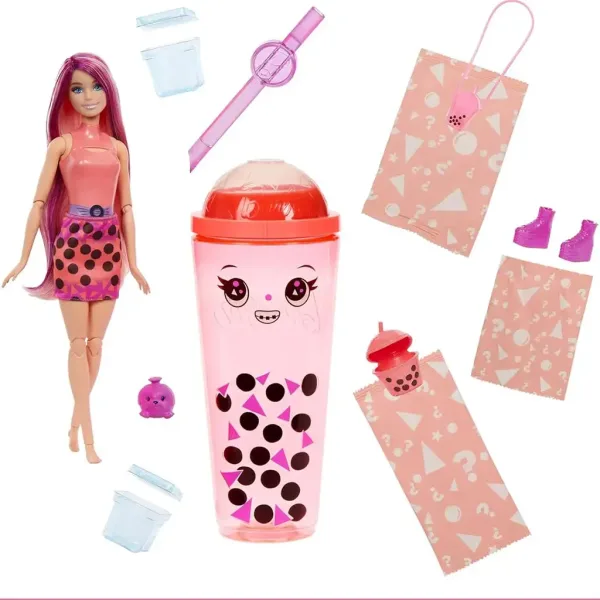 Barbie: Slime Reveal Festa di Bolle Bambola Arancione - Mattel immagine 3