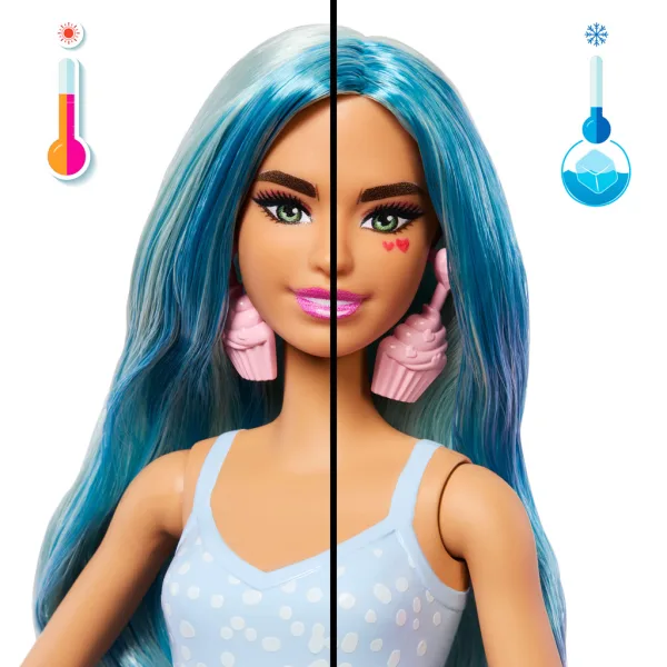 Barbie: Slime reveal shaker profumato - Blu - Mattel immagine 3