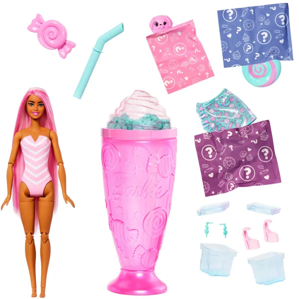 Barbie: Slime rivelazione shaker profumato - Rosa - Mattel immagine 2