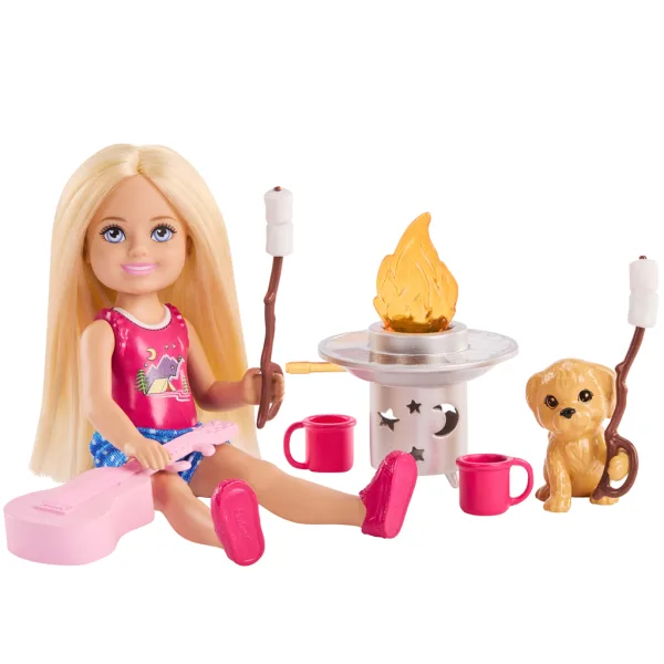 Barbie: bambola Chelsea set da gioco festa barbecue - Mattel immagine 3