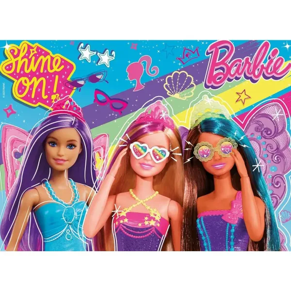 Barbie mondo magico puzzle maxi da pavimento 4x48 pezzi 35x25 cm - Lisciani immagine 4