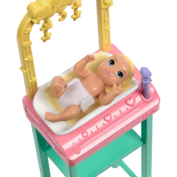 Barbie pediatra con capelli castani set di gioco carriera - Mattel immagine 4