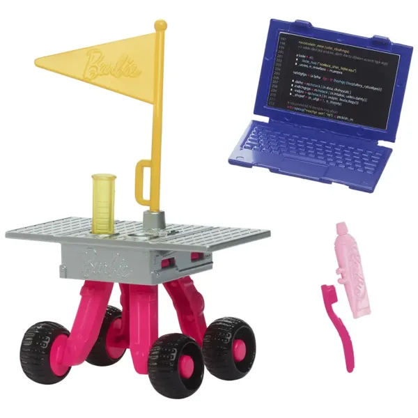 Barbie: set di gioco per il 65° anniversario della carriera - Bambola astronauta con accessori - Mattel immagine 3