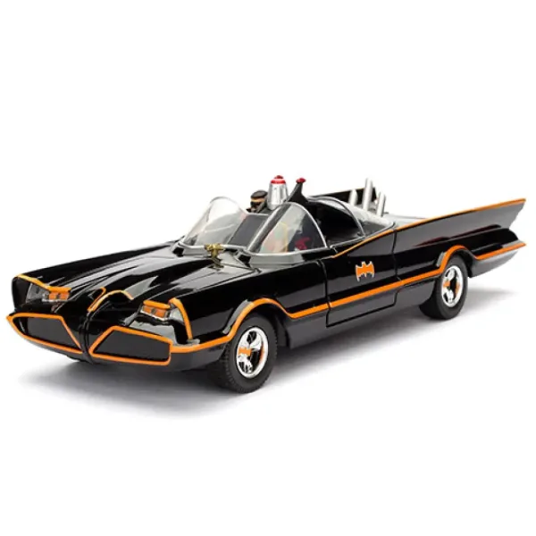 Batman: Batmobile classico della serie animata TV, auto in metallo assemblabile 1/24 - Simba Toys immagine 4