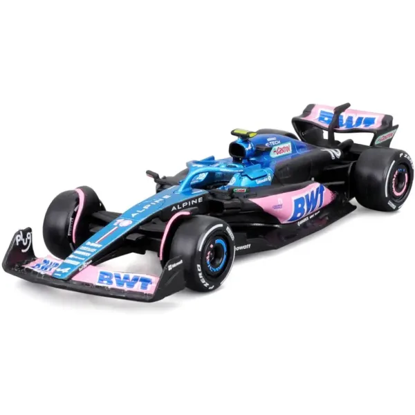 Bburago: Modello di auto da corsa in metallo Alpine A523 F1 1/43 immagine 1