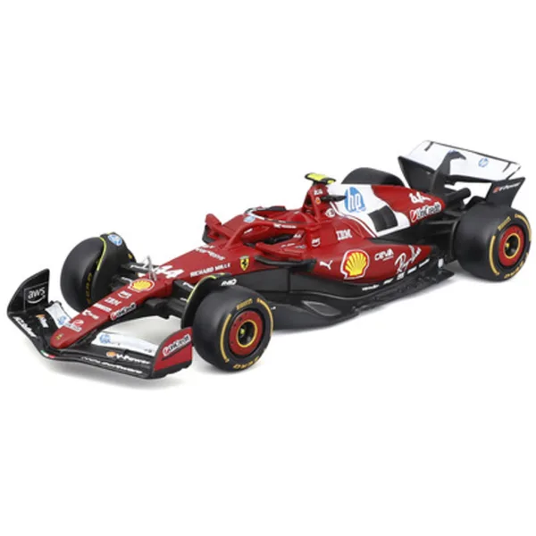 Bburago: modello in metallo della Ferrari SF-25 F1 in scala 1:43 (Charles Leclerc #16) immagine 2