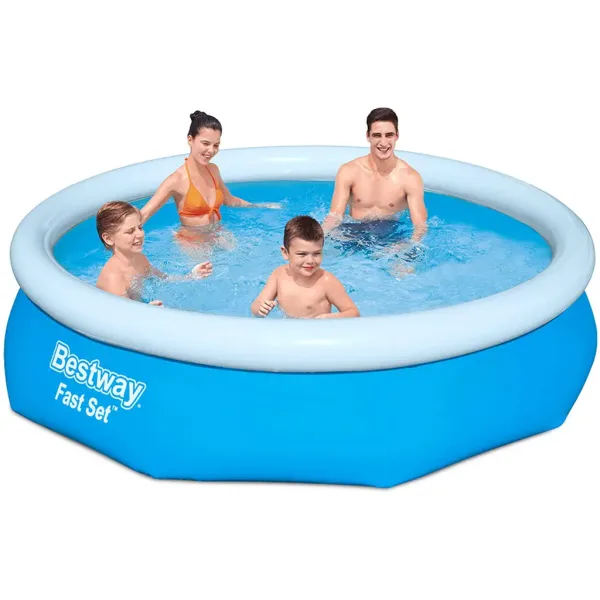 Bestway: Fast Set piscina con bordo gonfiabile 305x66cm immagine 2