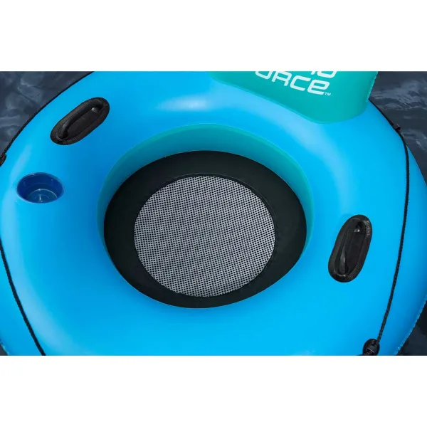 Bestway: Hydro Force® White Cap Rider™ ciambella gonfiabile con schienale 106 x 45 cm immagine 2