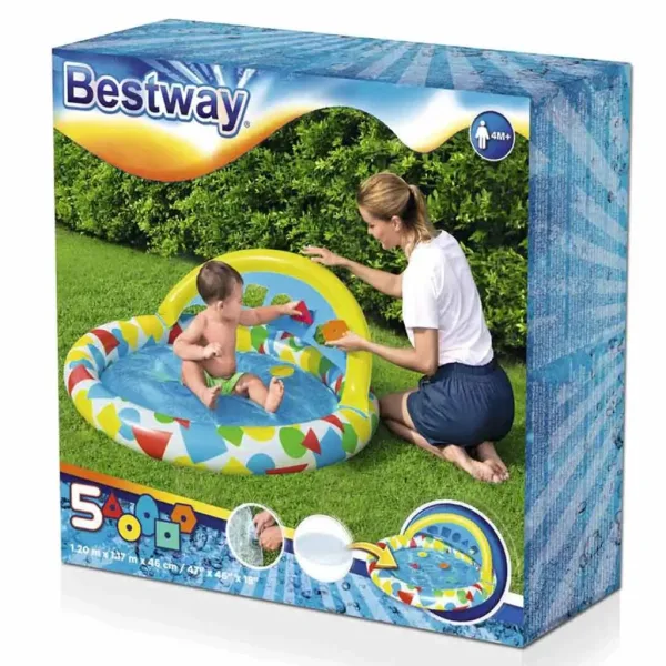 Bestway: Lil Splash & Learn™ piscina per bambini 120 x 117 x 46 cm immagine 3