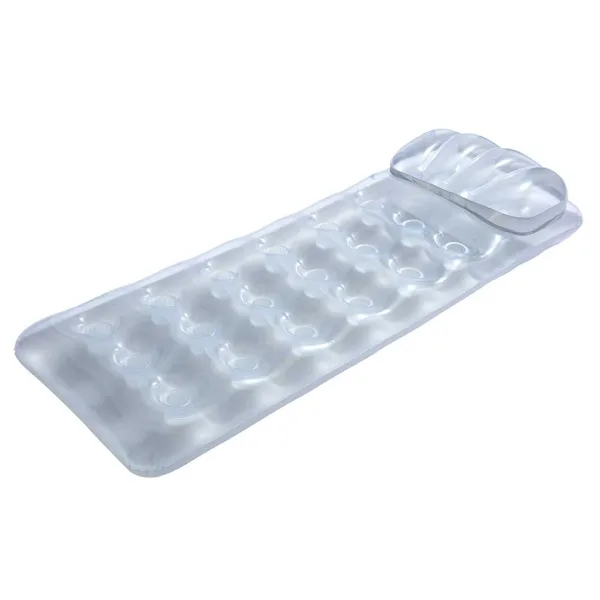 Bestway: Materassino gonfiabile trasparente color argento 175 x 63 x 26 cm immagine 1