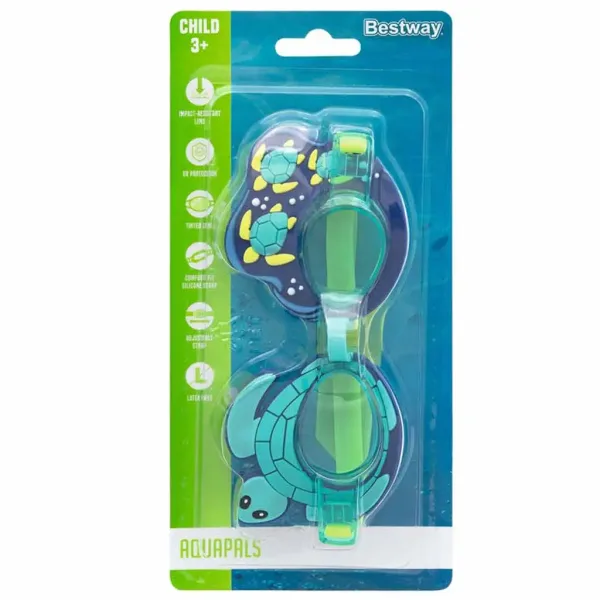 Bestway: Occhialini da nuoto Aqua Pals™ con animali marini in tre varianti 1 pezzo immagine 3