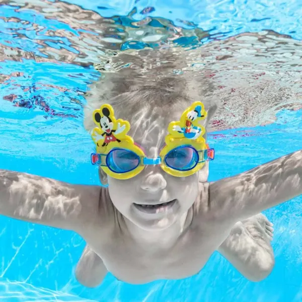 Bestway: Occhialini da nuoto Deluxe Disney® Mickey Mouse e Paperino immagine 2