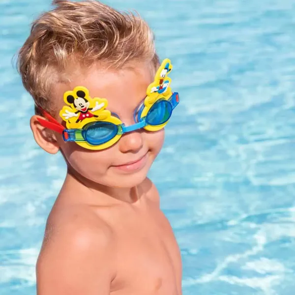Bestway: Occhialini da nuoto Deluxe Disney® Mickey Mouse e Paperino immagine 5
