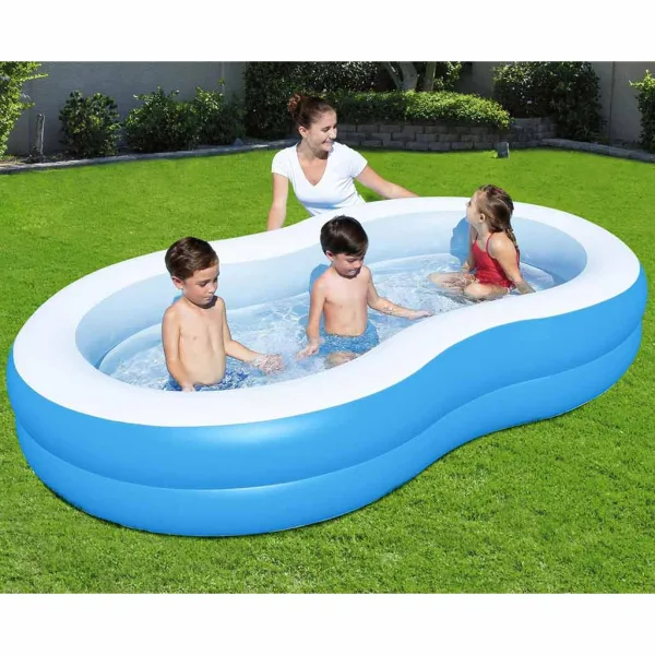 Bestway: Piscina familiare ovale a due anelli Lagoon 262 x 157 x 46 cm immagine 2