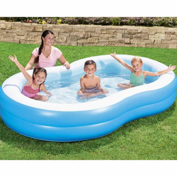 Bestway: Piscina familiare ovale a due anelli Lagoon 262 x 157 x 46 cm immagine 5