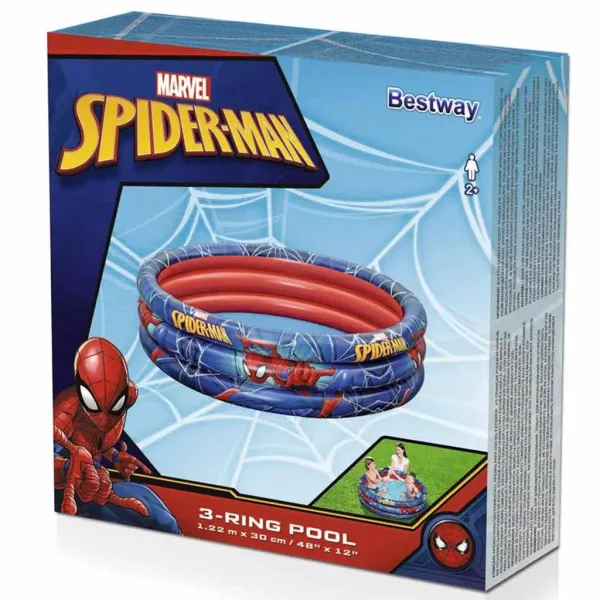 Bestway: Piscina per bambini Marvel Spider-Man Ø 122 x 25 cm immagine 3
