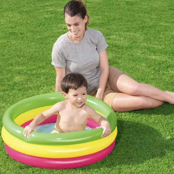 Bestway: Piscina per bambini Swim Squad™ a tre anelli Ø 70 x 24 cm immagine 2