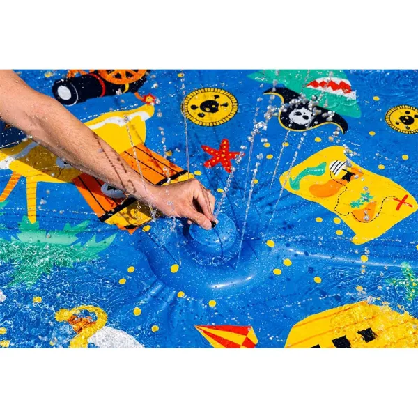 Bestway: Piscina per bambini con spruzzo dacqua a tema pirata 170x140 cm immagine 2