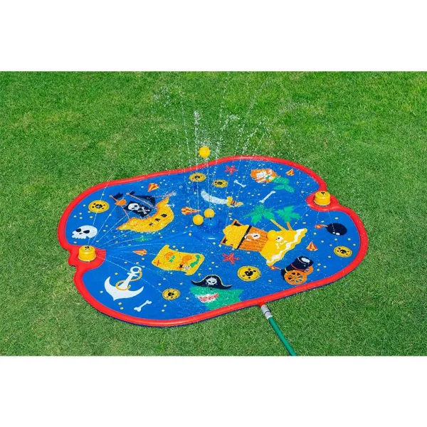 Bestway: Piscina per bambini con spruzzo dacqua a tema pirata 170x140 cm immagine 3