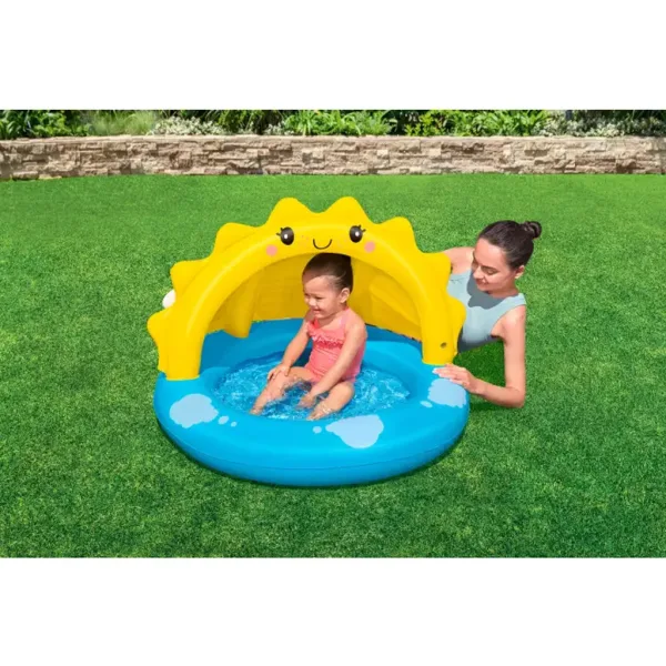Bestway: Piscina per bambini decorata con simpatici soli 101 x 97 x 71 cm immagine 3