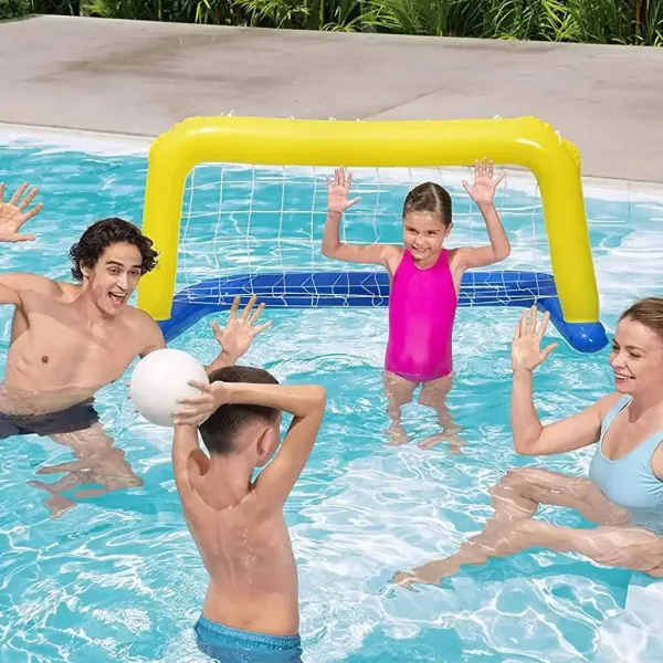 Bestway: Porta da pallanuoto gonfiabile con rete 142x76cm immagine 2