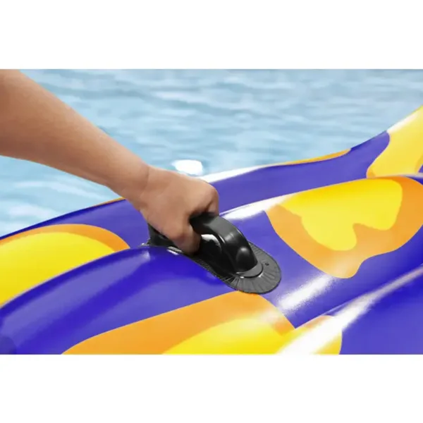 Bestway: Salamandra materassino gonfiabile per 2 persone con maniglia 191 x 119 cm immagine 2