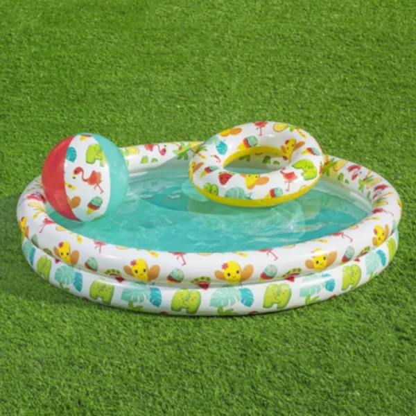 Bestway: Set piscina gonfiabile Beachtastic 3 in 1 Ø 122 x 20 cm immagine 3