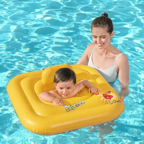 Bestway: Swim Safe - Salvagente per bambini con seduta a tre anelli 76 cm immagine 2