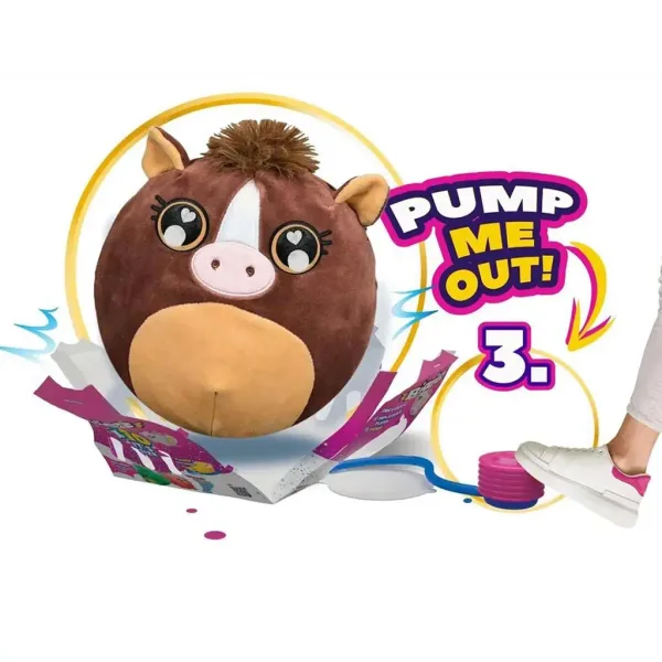 Biggies: Cavallino XXL gonfiabile di peluche immagine 2