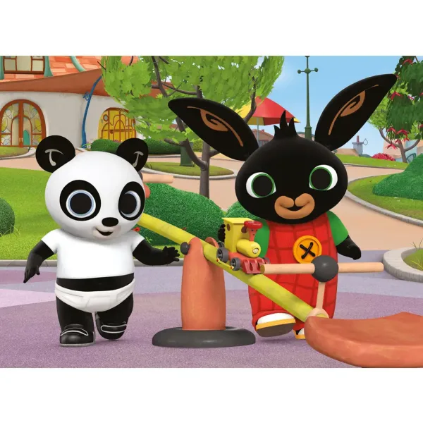Bing e Pando al parco giochi puzzle Eco mini da 24 pezzi 35x25cm - Lisciani immagine 2