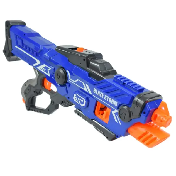 Blaze Storm: Gigante pistola elettrica spara-spugne con proiettili 55x23cm immagine 3