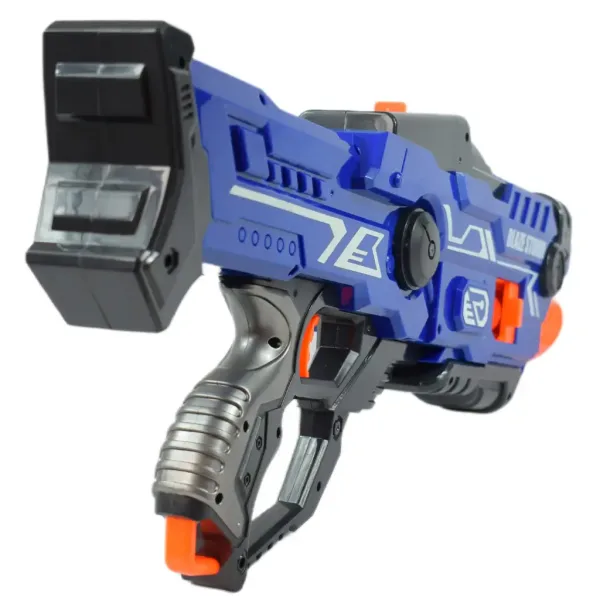 Blaze Storm: Gigante pistola elettrica spara-spugne con proiettili 55x23cm immagine 4