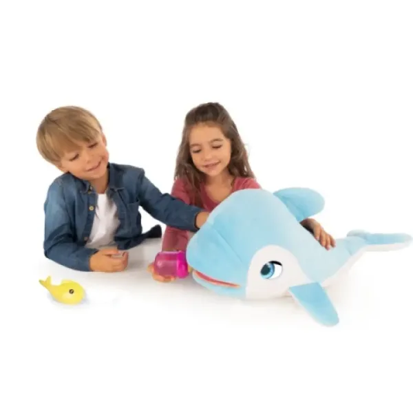 BluBlu delfino interattivo di peluche per bambini immagine 2