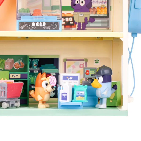Bluey: Grande set da gioco supermercato immagine 6