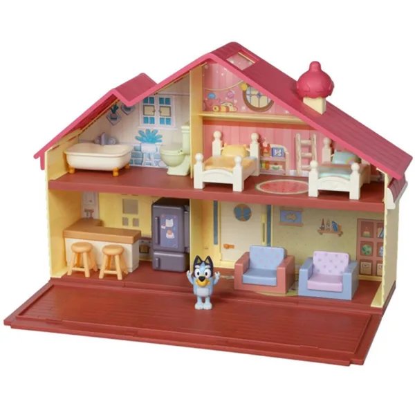 Bluey: Set da gioco casa di famiglia con figura di Bluey immagine 2