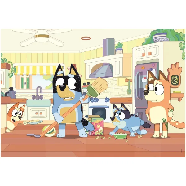 Bluey in cucina - puzzle Supercolor da 60 pezzi - Clementoni immagine 2