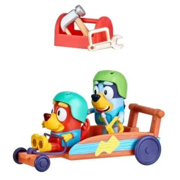 Bluey set da go-kart con 2 personaggi immagine 2
