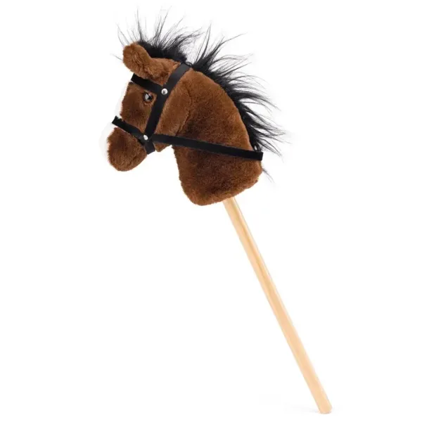 Bonnie il cavallo a dondolo di colore marrone scuro - Woodyland immagine 1