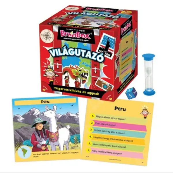 Brainbox: Gioco da tavolo del viaggiatore del mondo immagine 2