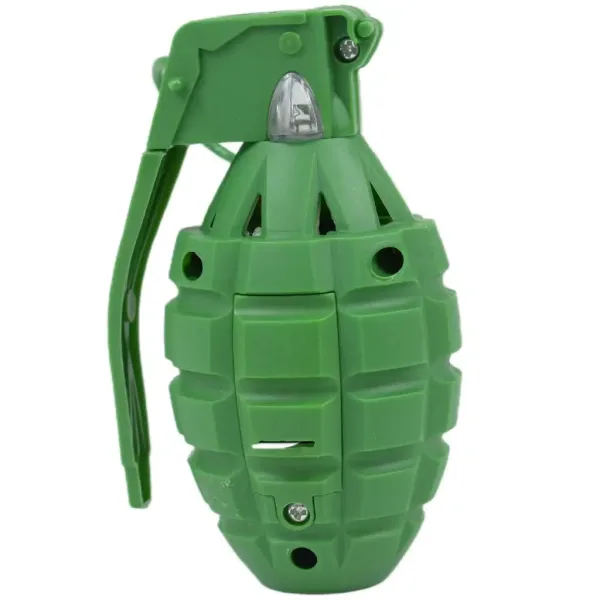 Breah: Granata giocattolo verde con luce e suono 11 cm immagine 2