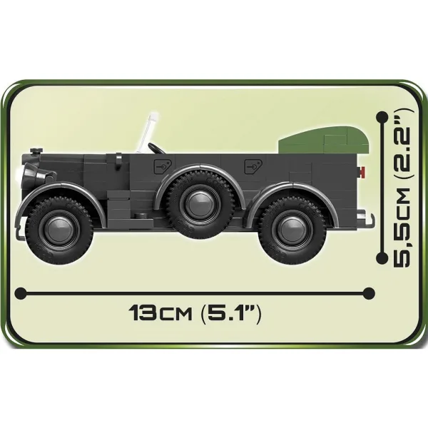 COBI: 1937 Horch 901 kfz.15 veicolo militare set di costruzione (2405) immagine 3