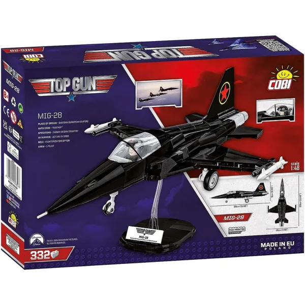 COBI: Aereo MiG-28 "TOP GUN" set di costruzione (5859) immagine 7