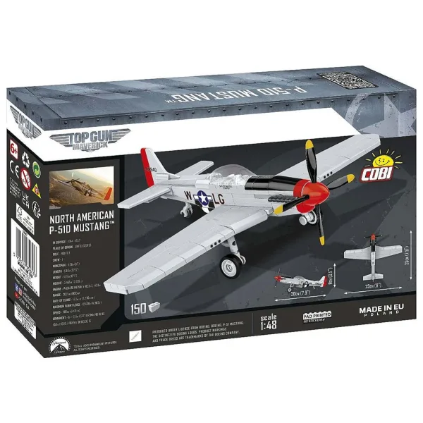 COBI: Aereo Mustang P-51D "TOP GUN: Maverick" set di costruzione (5847) immagine 4