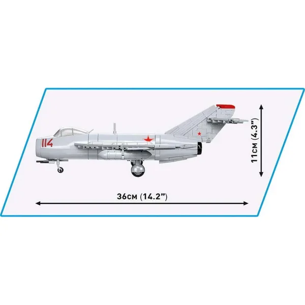 COBI: Aereo da caccia MiG-17 set di costruzione (5823) immagine 6