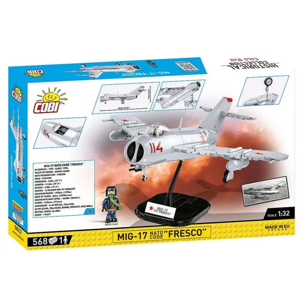 COBI: Aereo da caccia MiG-17 set di costruzione (5823) immagine 8