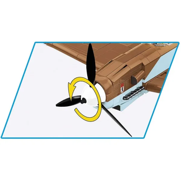 COBI: Aereo da costruzione Messerschmitt Bf 109 G “Gustav” (5761) immagine 5