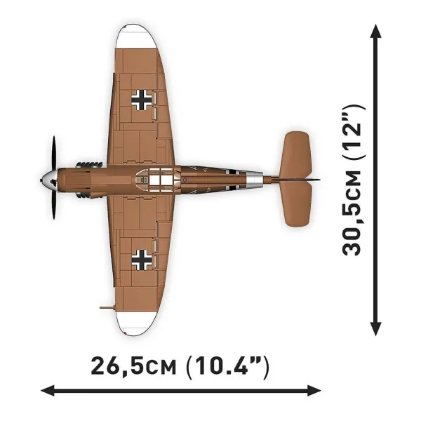 COBI: Aereo da costruzione Messerschmitt Bf 109 G “Gustav” (5761) immagine 7