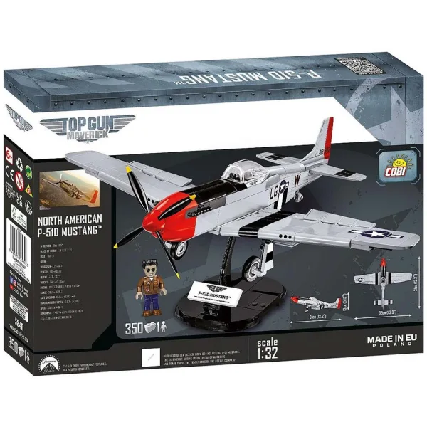 COBI: Aereo da costruzione Mustang P-51D "TOP GUN: Maverick" (5846) immagine 5