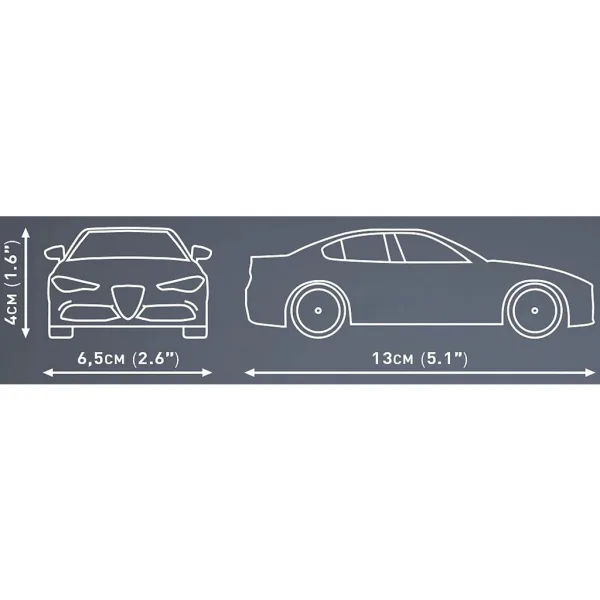 COBI: Alfa Romeo Giulia Quadrifoglio gioco di costruzione verde (24605) immagine 3